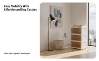 Foldable Double-Door Cabinet Installatisingleffortless Household Storage for Families