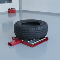 Tire Changing Roller with Steel Rollers Heavy Duty Tire Rolling Board Portable Hardware for Mechanics, Vehicle Owners, Auto Repair Shops, Home Garages