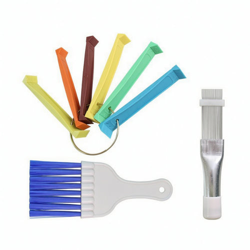 3 Pieces Fin Comb with Hanging Loop Foldable Kit Handheld for Homeowners
