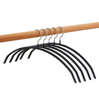 5 Pieces Rounded Profile Curved Hanger Long-Lasting Closet Storage for Wardrobe
