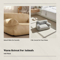 Dog Sofa Den Plush, Winter Warm Bed, Non-Shedding, Multi-Scene