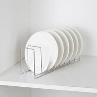 Dish Rack and Dish Drainer 2 Pack, Stainless Steel Plate Rack with Draining Board, No Drip Tray Space Saving Design for Kitchen Sink Counter
