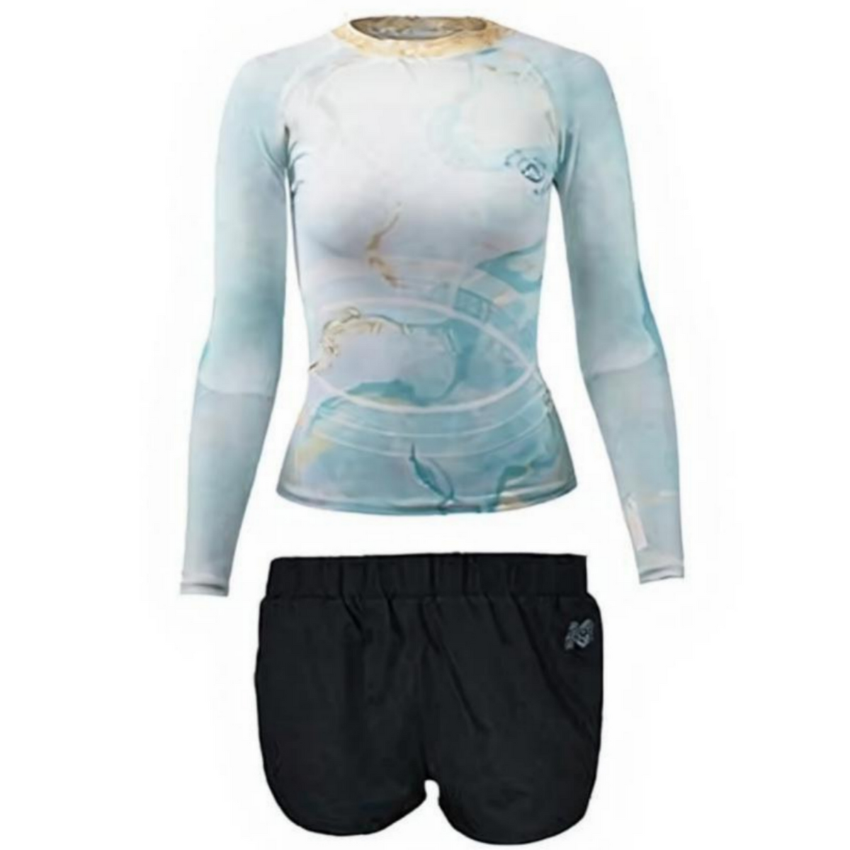Moisture-wicking rash guard