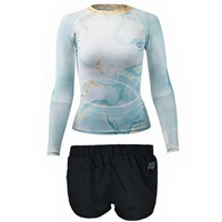 Moisture-wicking rash guard