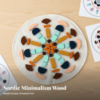 Creative Pattern Blocks Educational Wooden Pattern Blocks Paint Geometric Shape Matching Toy for Kids, Preschoolers, Preschool, Kindergarten