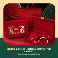 Gold wedding keepsake box