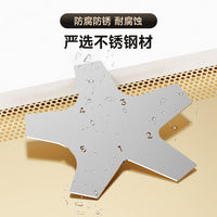 新款不锈钢多角度弧形找平刮板内外圆弧找平卡板轻松便携多合一