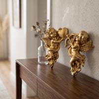 Winged Angel Wall Sculpture  Decor  Ornaments for Gallery , Entryways