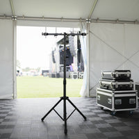 Cowbell Stand Portable Folding Cowbell Holder Foldable Percussion Mount Stand for Drummers, Band Artists, Stage, Rehearsal Room, Audio Studio