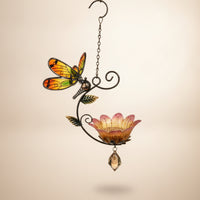 Butterfly Bird Feeder with Bowl Stable Hanging Bird Feeder with Bell Heavy Duty