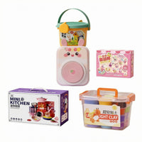 Kids Pottery Wheel Rotating Electric Pottery Wheel Cartoon Cat Face