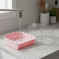 Transparent Bird Bathing Tub Clear View Design Pet Supplies Spacious for Parrots