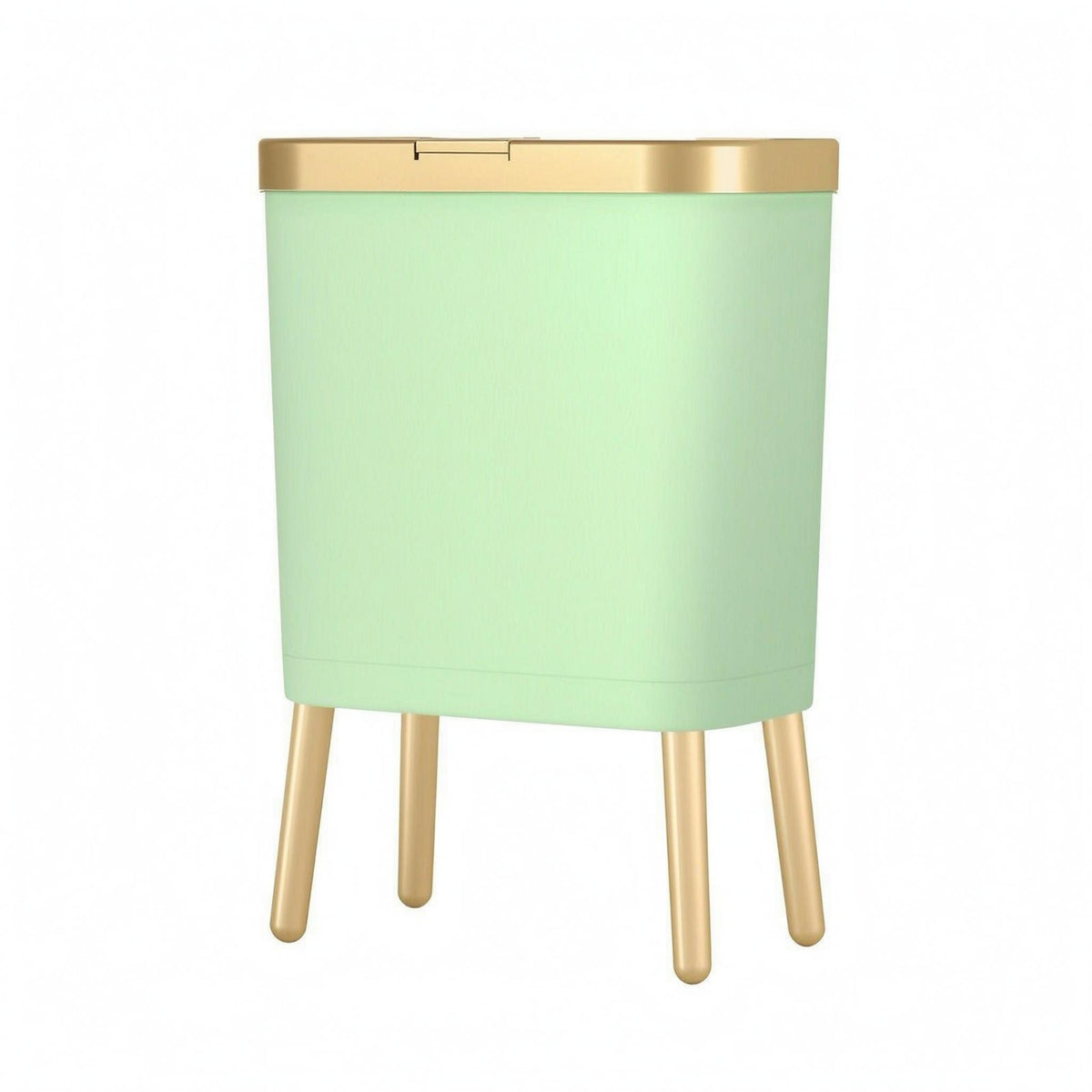 High-Foot Trash Can Easy to Clean Household Waste Long-Lasting for Living Room