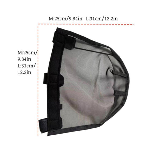 Horse Nose Guard Lightweight Horse Muzzle Mesh Bridle Compatible for Stable