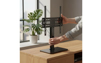 Height Adjustable Tv Stand No Drill Desktop Tv Bracket Easy Installation Tabletop Television Mount