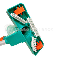 Portable Pool Leaf Skimmer Net Set with Vacuum Suction Head and Jet Brush
