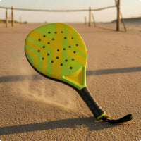 Teardrop Padel Racket Wrapped Handle Padel Racket Sports Gear Non-Slip Grip Soft Feel