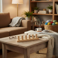Chunky Blanket Looms Beginner Friendly Wooden Peg Looms Easy Assembly Blanket Weaving Frame for Beginners