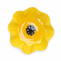 Garden Stake with Flower Bowl Decorative Flower Garden Stake Functional for Lawn