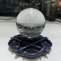 跨境货源 五芒星 树脂工艺品 球托 水晶球底座  创意居家摆件手工