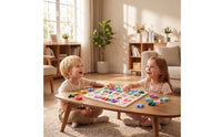Wooden Letter Puzzle Educational Lowercase Letter Puzzle Pastel Toy for Preschoolers