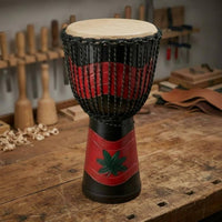 Djembe Drum Natural Drumhead Percussion Instrument Authentic Goat Skin