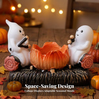 Festive Pumpkin Specter Statue
