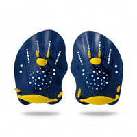Perforated Lap Swimming Hand Paddles Contoured Swimming Paddles with Straps Lightweight Gear Comfortable for Adults, Swimmers, Pool