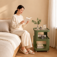 rolling side table