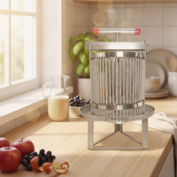 Stainless Steel Honey Press Robust Manual Honey Press Tabletop for Home, Apiary