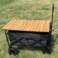 Outdoor Camping Cart Table Board, Aluminum Roll-Up Tabletop, Foldable Portable Picnic Cart, Market Stall Cart