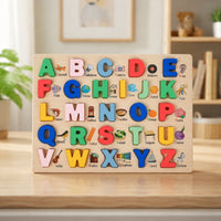 Educational Inset Puzzle Early-Learning Wooden Puzzle Easy-to-Grasp Sorting Board Smooth for Homeschooling