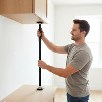 2 Pieces Adjustable Cabinet Support Easy to Use Drywall Lift Pole