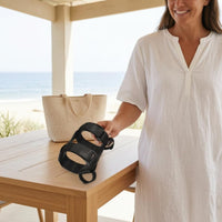 Cup Holder Strap Black Adjustable Cup Carrier Polyester Adjustable Bottle Carrier