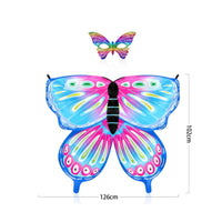 2 Pieces Butterfly Wings with Mask Large for Birthdays, Kids