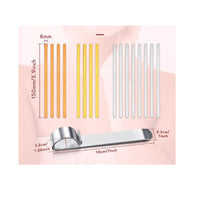 17 Pieces Bracelet Bending Kit Easy to Shape Bangle Forming Tool Set Polished