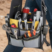 Electrician Tool Bag Portable Multi-Pocket Tool Pouch Adjustable Shoulder Strap