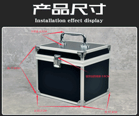 Aluminum Alloy Lockable Carrying Case for PSA/BGS Card Slabs
