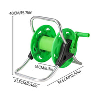 Hose Reel with Hand Crank Foldable Hand-Crank Hose Reel Stable for Gardeners
