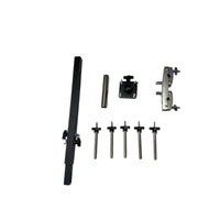 5-Group Cowbell Mount with Plastic Bells 4" 5" 6" 7" 8" for Percussion
