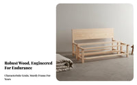 Handmade Woven Base Bed Traditional Design Bedstead durable Wood Construction Bedroom Furniture No Box foundation Needed for Homeowners, partners, Seniors, Rural House, Home, Guest Room