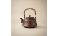 Copper Tea Kettle Traditional Tea Kettle with Wrapped Handle Compact for Teahouse
