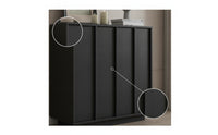 Slimline Sideboard Cabinet Multipurpose Storage Cabinet with Doors Sturdy Furniture Easy to Assemble for Entryway