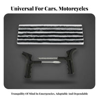 25 Pieces Tubeless Tire Closeing Stravel Kit Universal Fit Puncture Closeing Stravel Swift-Repair Automotive Tool for Vehicles Owners