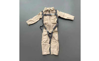 Flap Pockets Doll Pilot Suit Front Zipper Pilot Coverall Long Sleeves Single-Piece Coverall Stitched Seams