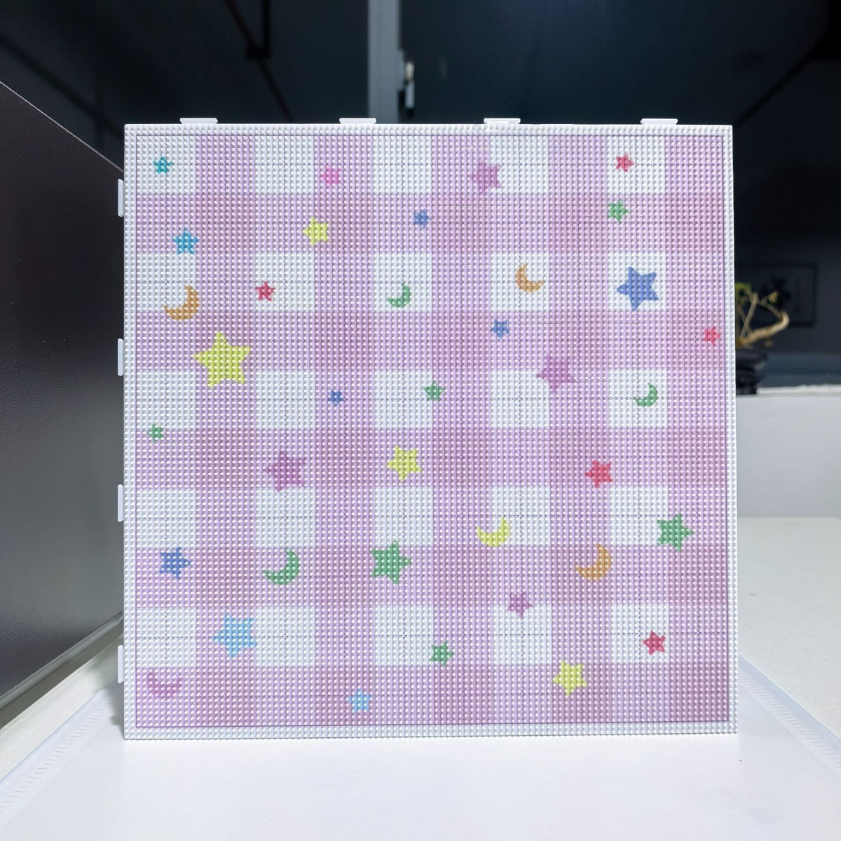 28x28cm / Pink Star Moon