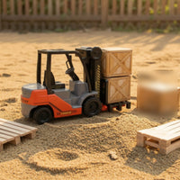 Forklift Truck playthingForklift Toy Inertial Construction Vehicle for Young Children, Boys