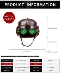 Steampunk PU Flight Cap for Halloween Cosplay