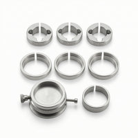 Movement Seat with Adapter Rings Metal Watch Movement Base Secure for Hobbyists
