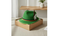 Traditional Design German Beer Festival Hat Single Size Fits Most Festival Headwear Decorative Rope Band for Men, Women